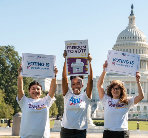 League member at State House event